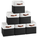 Collapsible Fabric Storage Cubes — Set of 6